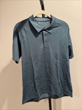 lululemon athletica Men's Polo in Teal Blue NWOT
